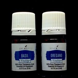 Set of 2 YL Essential Oils - Basil and Oregano